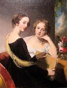 Thomas Sully Portrait of the Misses Mary and Emily McEuen oil painting artist